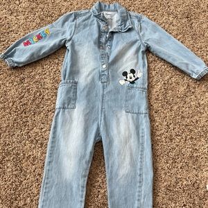 Disney 3T denim jumpsuit